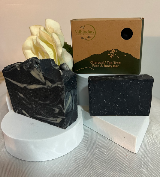 Charcoal Tea Tree Face & Body Bar